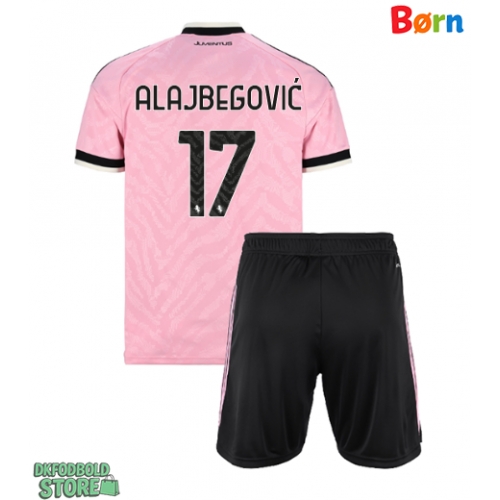 Juventus Kerim Alajbegovic #17 Replika Babytøj Udebanesæt Børn 2026-27 Kortærmet (+ Korte bukser)